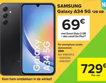 Samsung galaxy A34 5G 128gb ref. 6965953-695956-6965957