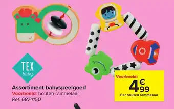 Carrefour Market Tex baby assortiment babyspeelgoed ref. 6874150 aanbieding