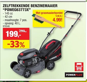 Hubo Powerplus Zelftrekkende Benzinemaaier POWEG63773X aanbieding