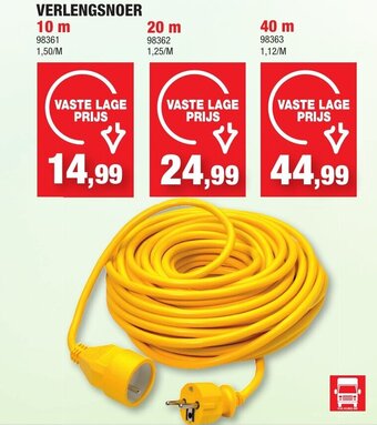 Hubo Verlengsnoer 10m aanbieding