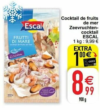 Cora Cocktail de fruits de mer zeevruchtencocktail escal aanbieding
