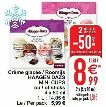 Cora Crème glacée - roomijs haagen dazs mini cups ou - of sticks aanbieding
