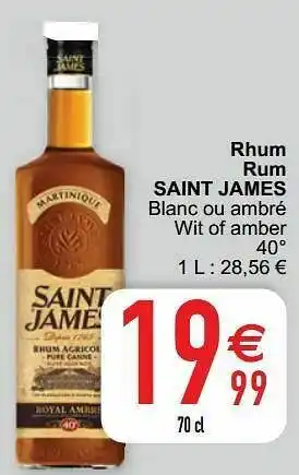 Cora Rhum rum saint james aanbieding
