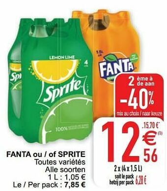 Cora Fanta ou - of sprite aanbieding
