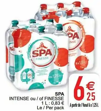 Cora Spa intense ou - of finesse aanbieding