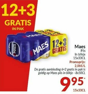 Intermarché Maes pils aanbieding