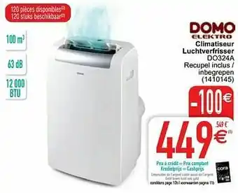 Cora Domo elektro climatiseur luchtverfrisser do324a aanbieding
