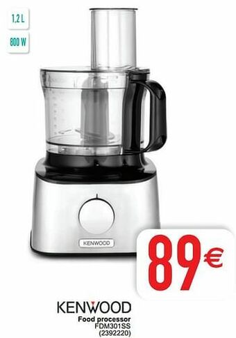 Cora Kenwood food processor fdm301ss aanbieding