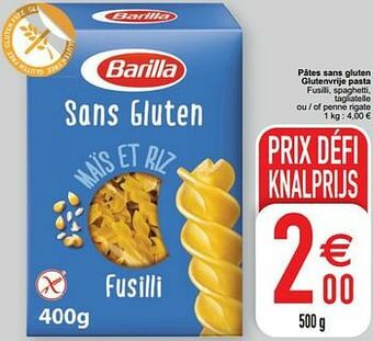 Cora Pâtes sans gluten glutenvrije pasta aanbieding