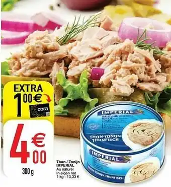 Cora Thon - tonijn imperial aanbieding