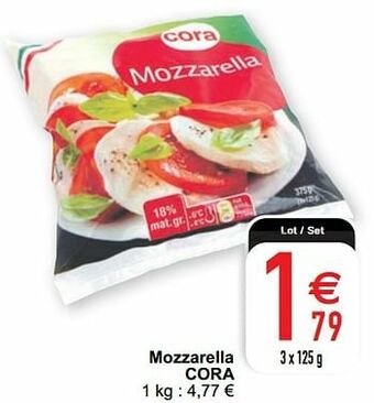 Cora Mozzarella cora aanbieding