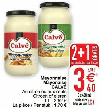 Cora Mayonnaise mayonaise calvé aanbieding