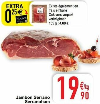 Cora Jambon serrano serranoham aanbieding