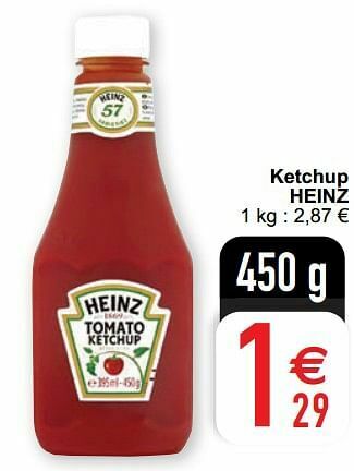 Cora Ketchup heinz aanbieding