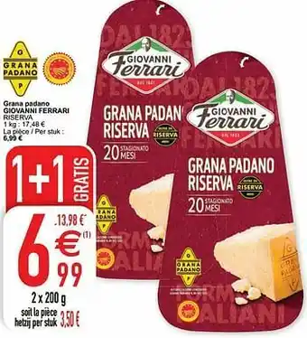 Cora Grana padano giovanni ferrari riserva aanbieding