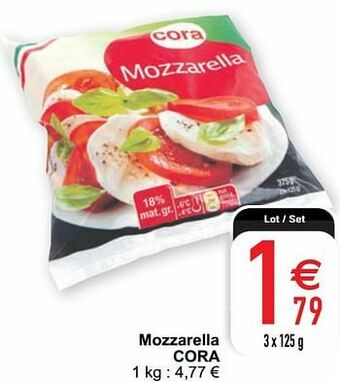 Cora Mozzarella cora aanbieding