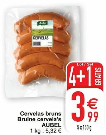 Cervelas bruns bruine cervela’s aubel