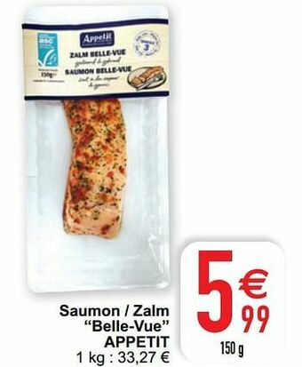 Cora Saumon - zalm belle-vue appetit aanbieding