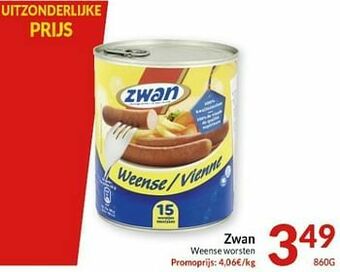 Intermarché Zwan weense worsten aanbieding