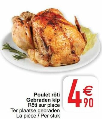 Cora Poulet rôti gebraden kip aanbieding