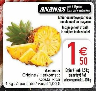 Cora Ananas aanbieding