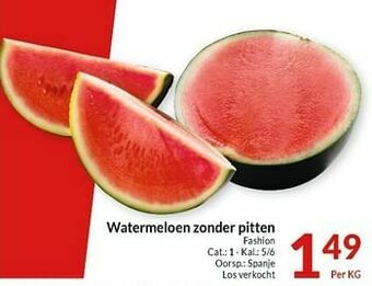 Intermarché Watermeloen zonder pitten aanbieding