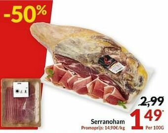 Intermarché Serranoham aanbieding