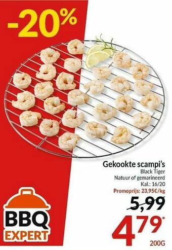 Intermarché Gekookte scampi`s aanbieding