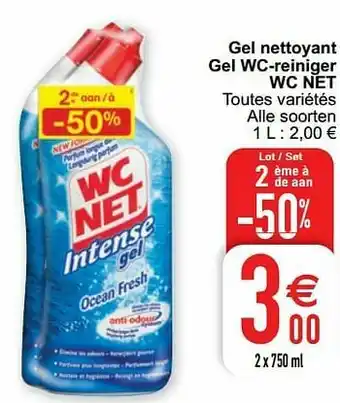 Cora Gel nettoyant gel wc-reiniger wc net aanbieding