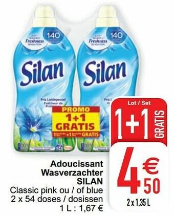 Cora Adoucissant wasverzachter silan aanbieding