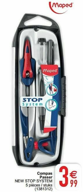 Cora Compas passer new stop system aanbieding