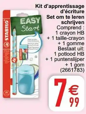 Cora Kit d’apprentissage d’écriture set om te leren schrijven aanbieding