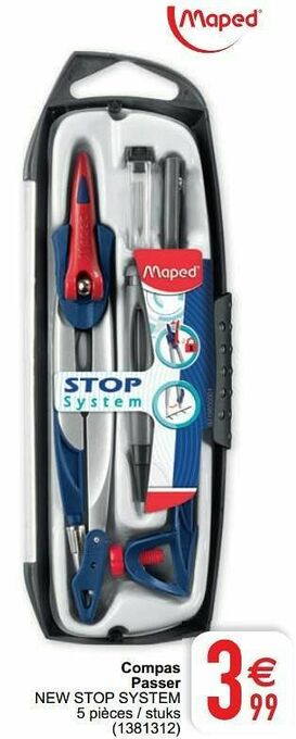 Cora Compas passer new stop system aanbieding