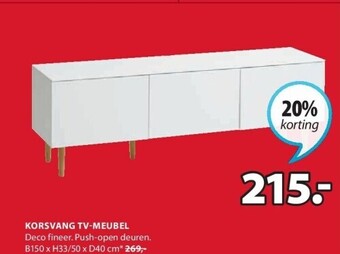 Jysk Korsvang tv-meubel aanbieding