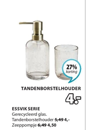 Jysk Essvik serie aanbieding