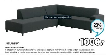 Jysk Uhre loungebank aanbieding