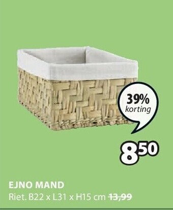 Jysk Ejno mand aanbieding