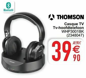 Cora Thomson casque tv tv-hoofdtelefoon whp3001bk aanbieding