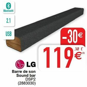 Cora Lg barre de son sound bar dsp2 aanbieding