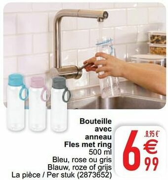 Cora Bouteille avec anneau fles met ring aanbieding