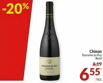 Intermarché Chinon domaine du puy rood aanbieding