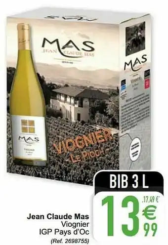 Cora Jean claude mas viognier igp pays d’oc aanbieding