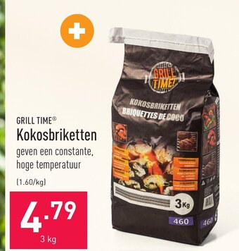 ALDI Grill time kokosbriketten 3kg aanbieding