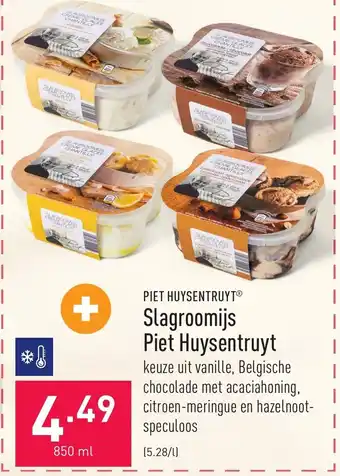 Piet huysentruyt slagroomijs piet 850ml