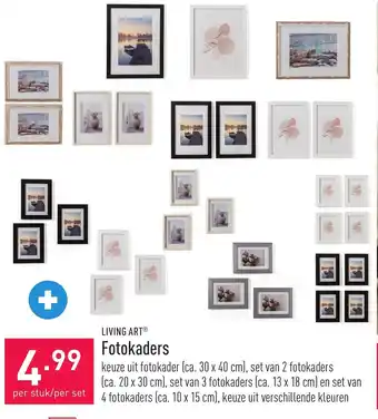 ALDI Living art fotokaders per stuk aanbieding