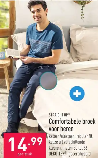 ALDI Straight up comfortabele broek voor heren aanbieding