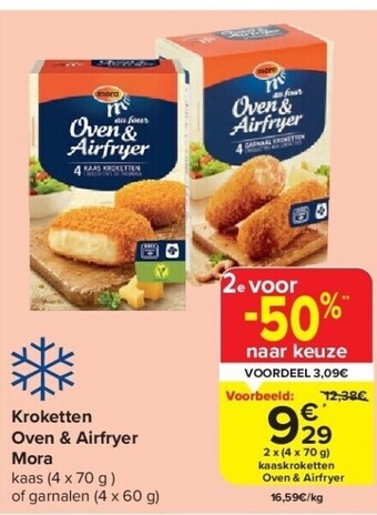 Carrefour Kroketten oven & airfryer mora aanbieding