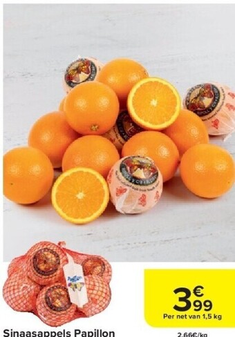 Carrefour Sinaasappels papillon aanbieding