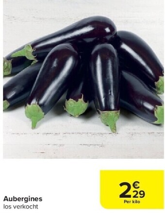 Carrefour Aubergines aanbieding