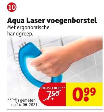 Kruidvat Aqua Laser voegenborstel aanbieding